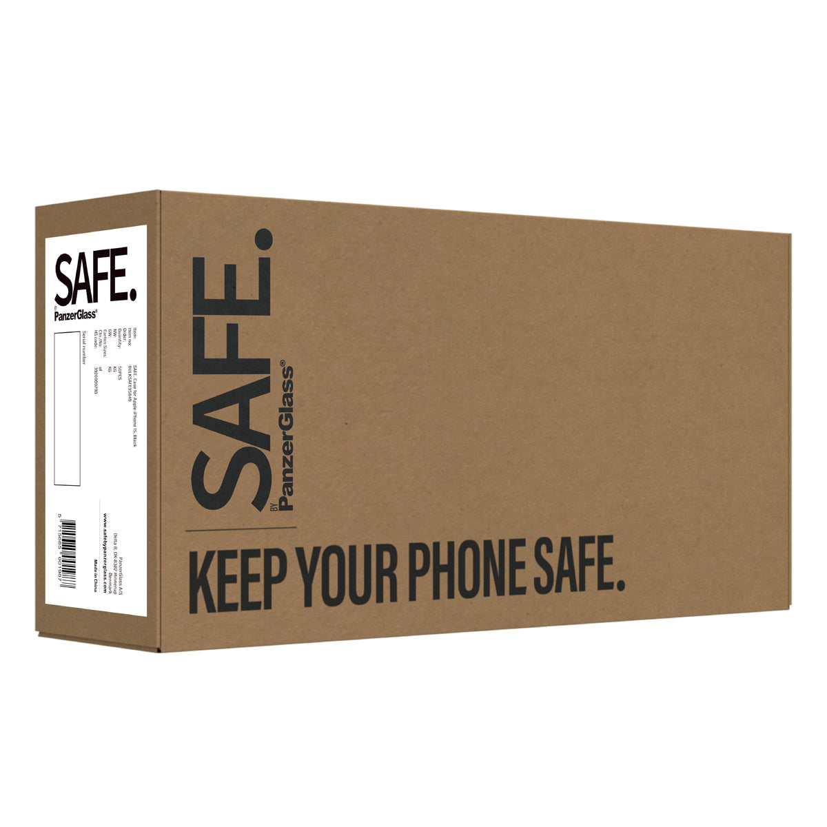 PanzerGlass SAFE. by ® TPU Case iPhone 15 | Black | Bulk coque de protection pour téléphones portables Housse Noir