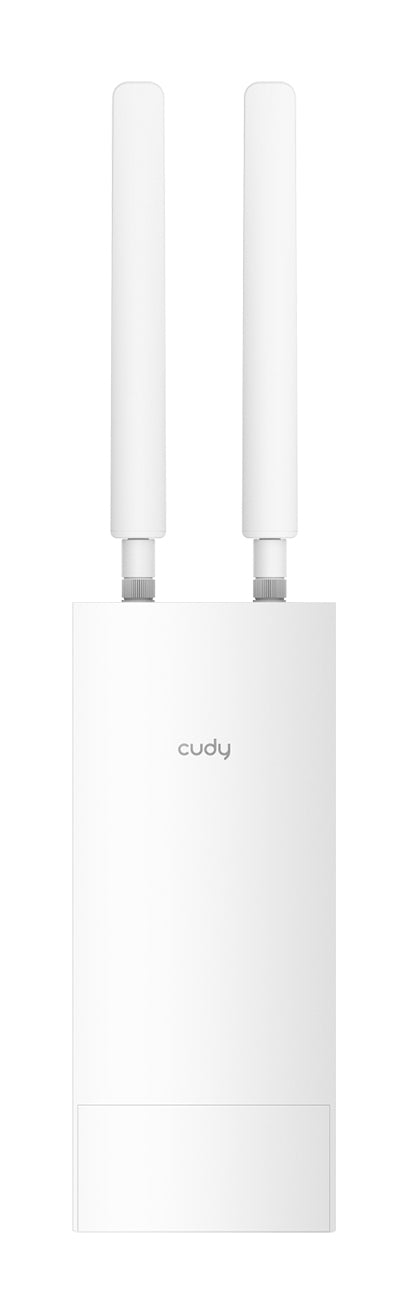 Cudy Indoor/Outdoor 4G Cat 6 AC1200 Wi-Fi Router, LT700 Outdoor 1.0 routeur sans fil Gigabit Ethernet Bi-bande (2,4 GHz / 5 GHz) Blanc