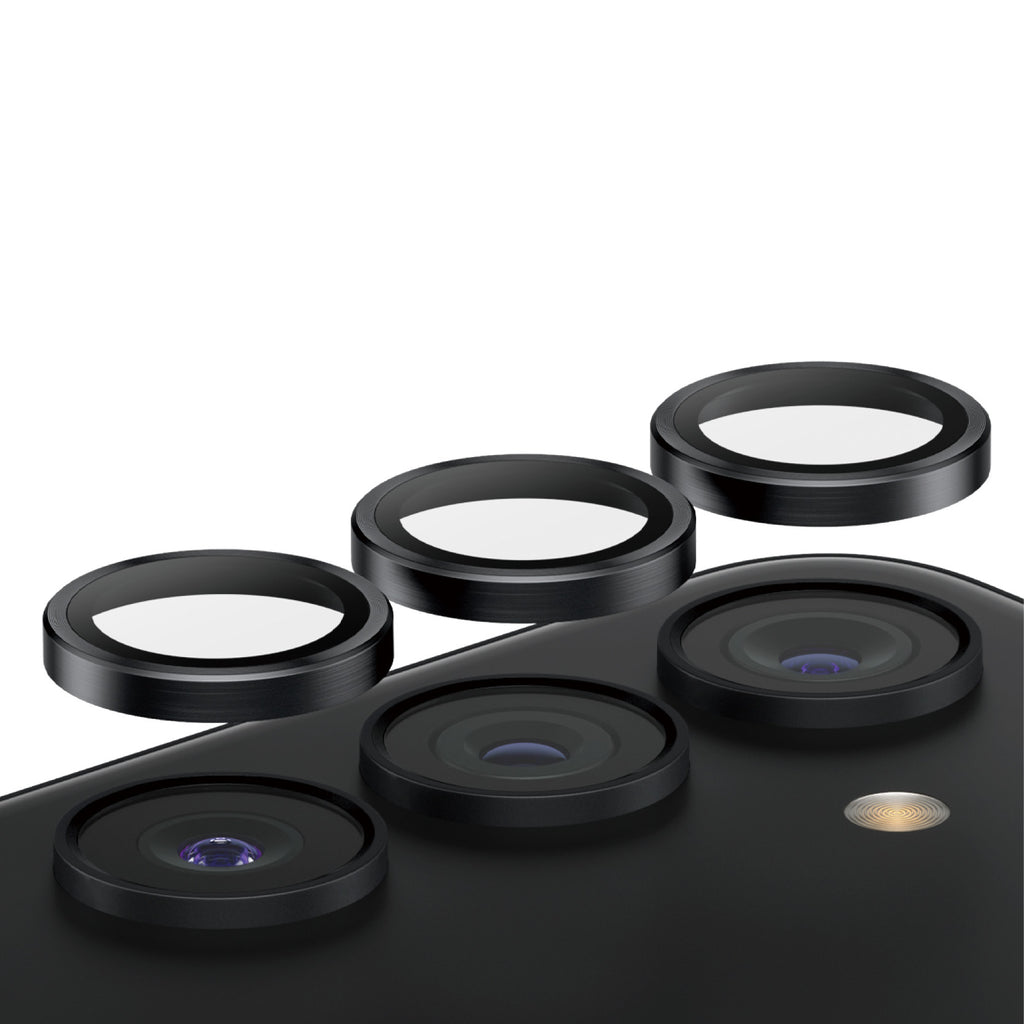 PanzerGlass ® Hoops® Camera Lens Protector Black Samsung Galaxy S24 | S23 | S23+ Protection d'écran transparent 1 pièce(s)