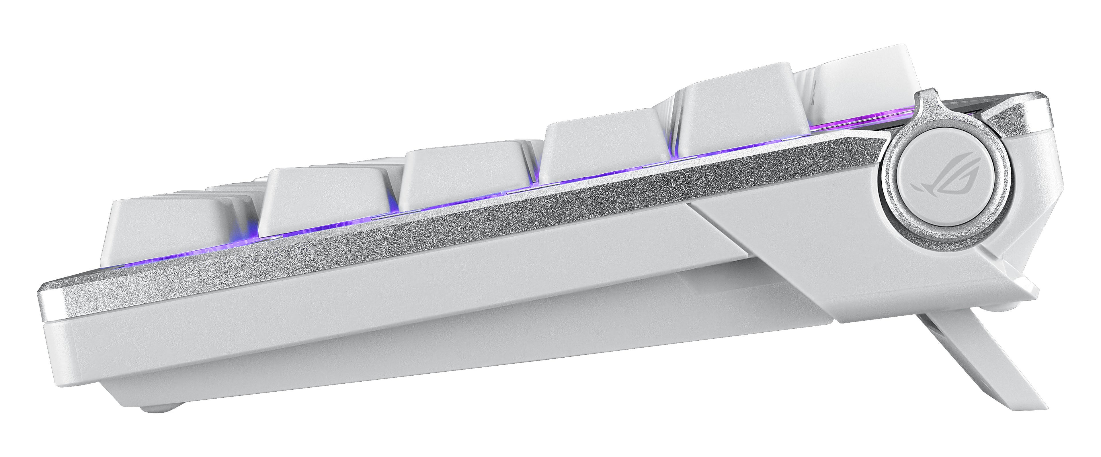ASUS ROG Azoth White clavier Gaming USB + RF Wireless + Bluetooth QWERTZ Allemand Blanc