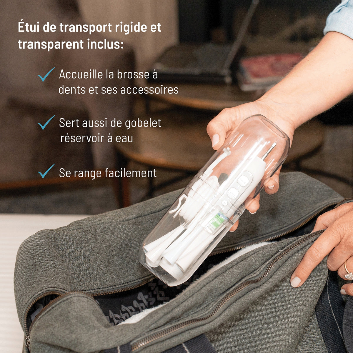 Haepi Brosse à dents Sonique 3 en 1