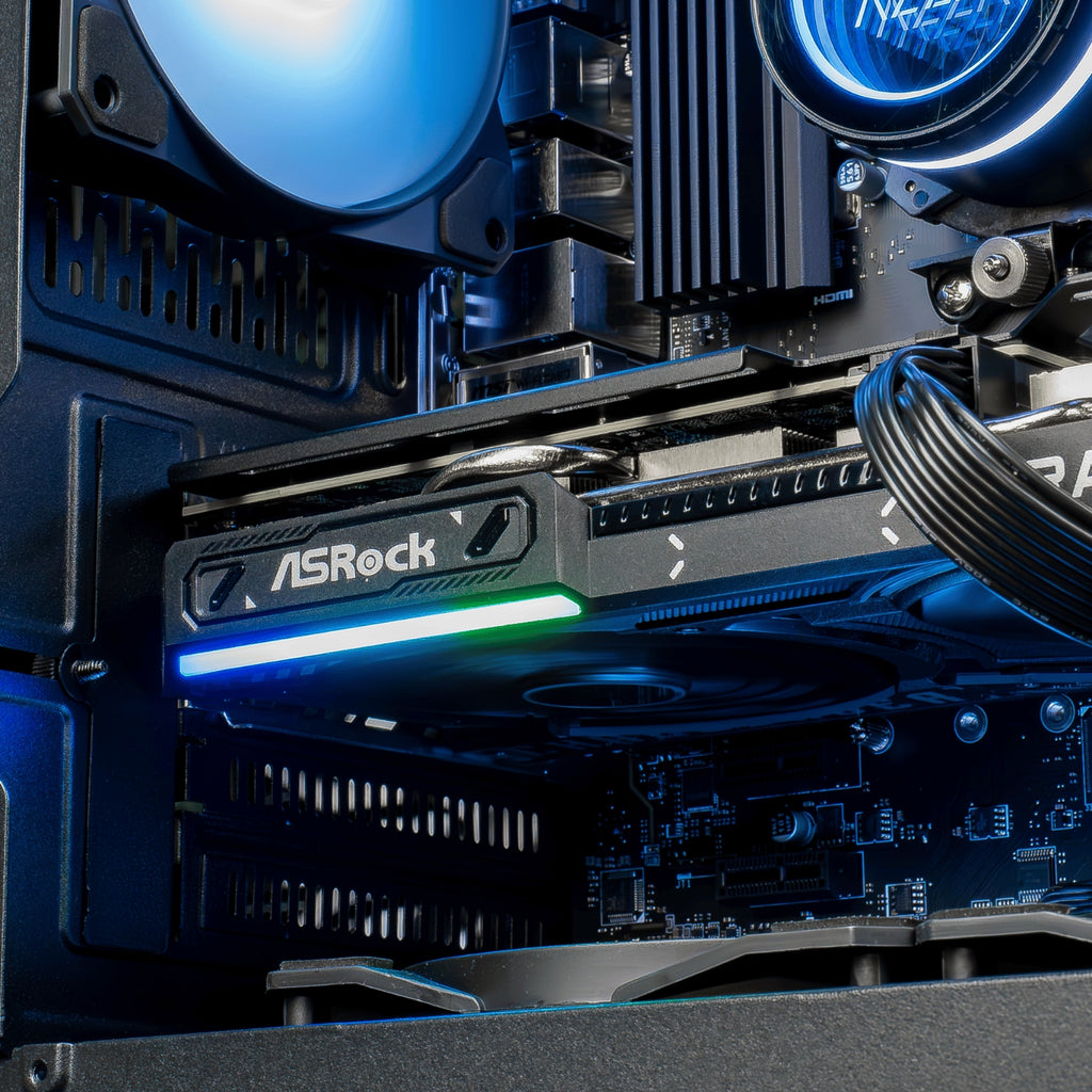 Flowup PC gamer Ryzen 5 5600 / Radeon RX 9060 XT / RAM 16 Go / SSD 500 Go