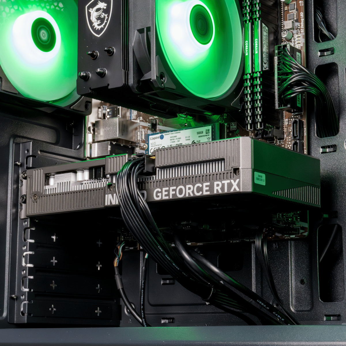 Flowup PC gamer Ryzen 5 5500 / RTX 5050 / RAM 16 Go / SSD 500 Go