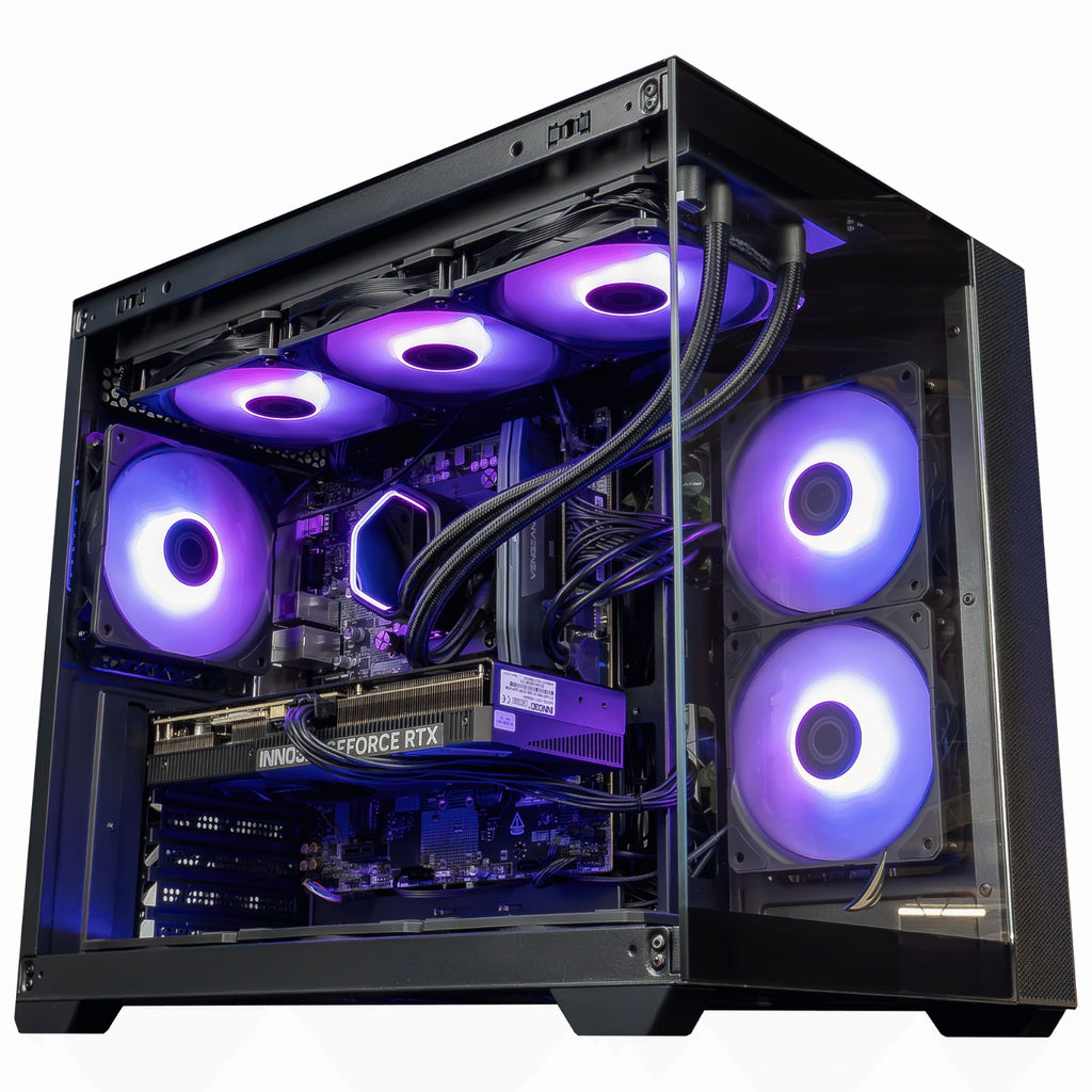 Flowup Unité centrale gamer Ryzen 5 7500F RTX 5070 DDR5 16 Go / SSD 1 To