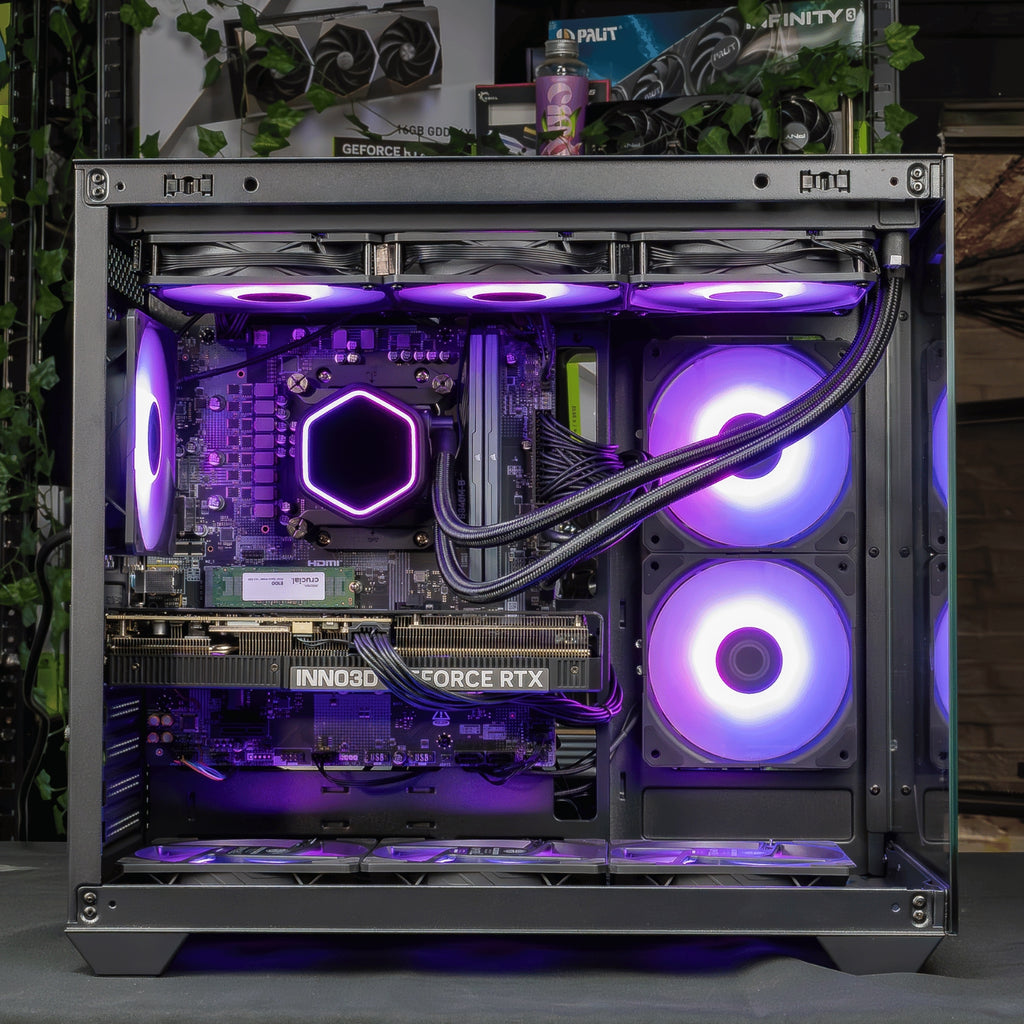 Flowup Unité centrale gamer Ryzen 5 7500F RTX 5070 DDR5 16 Go / SSD 1 To