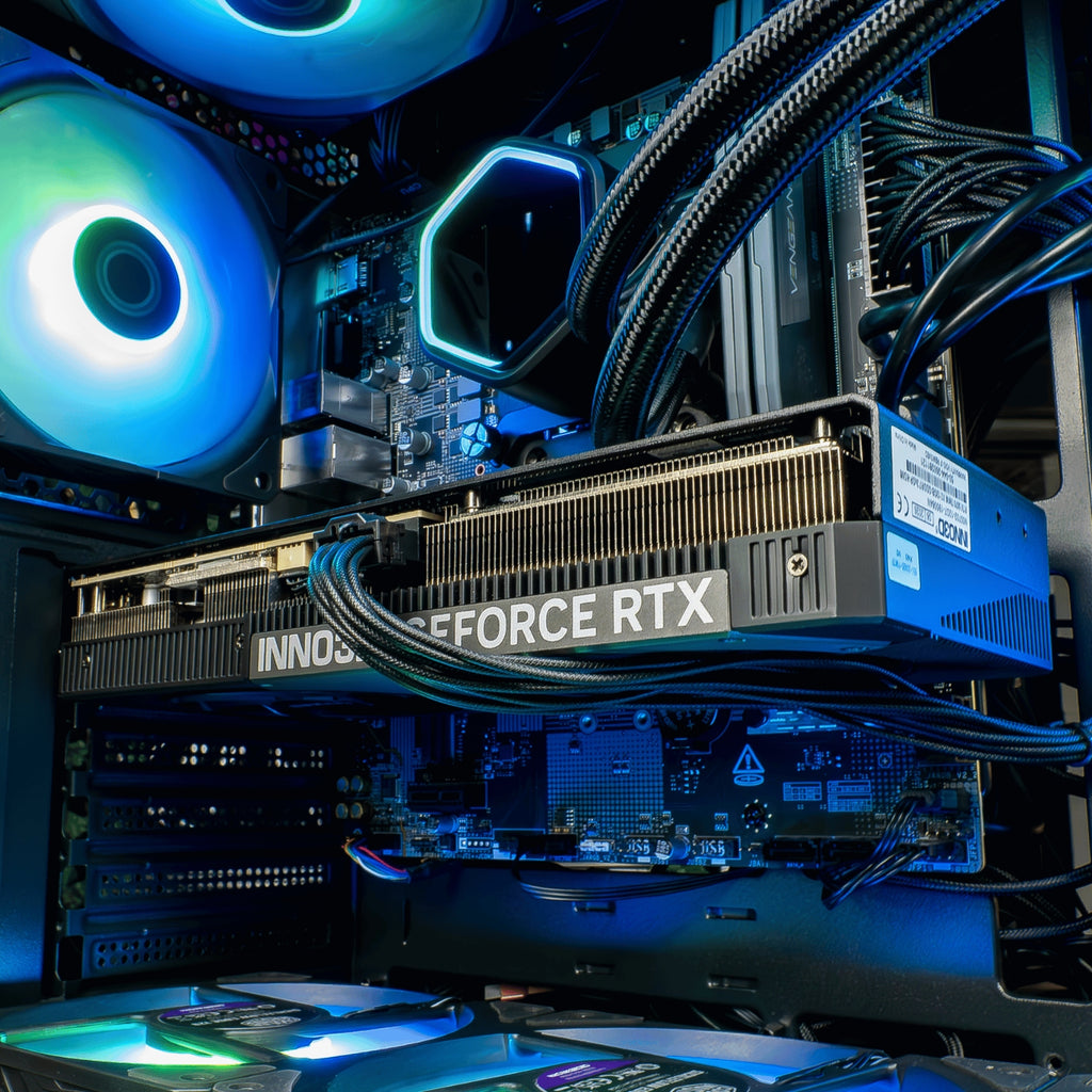 Flowup Unité centrale gamer Ryzen 5 7500F RTX 5070 DDR5 16 Go / SSD 1 To