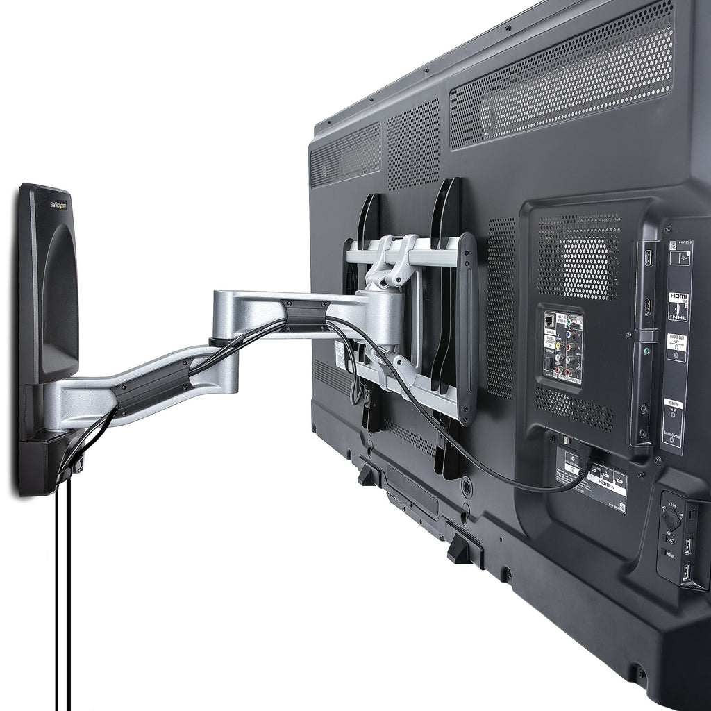 StarTech.com Support Mural TV Articulé - Support Mural VESA, Supporte les Téléviseurs de 26 à 65 pouces et 45kg - Accroche TV Murale Rétractable à Profil Bas - Fixation Murale TV d'Angle Ajustable - Support Télé Articulé - vue 5