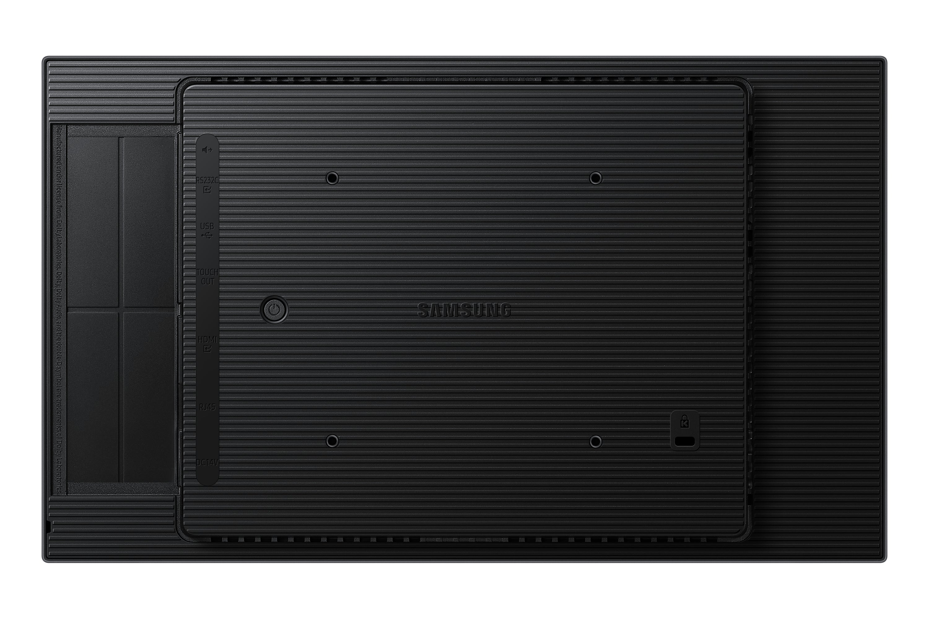 Samsung QB13C-T Écran plat de signalisation numérique 33 cm (13") LCD Wifi 500 cd/m² Full HD Noir Écran tactile Tizen 7.0 16/7