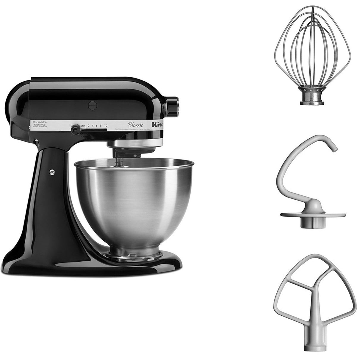 Kitchenaid Robot pâtissier Noir Classic 5K45SSEOB