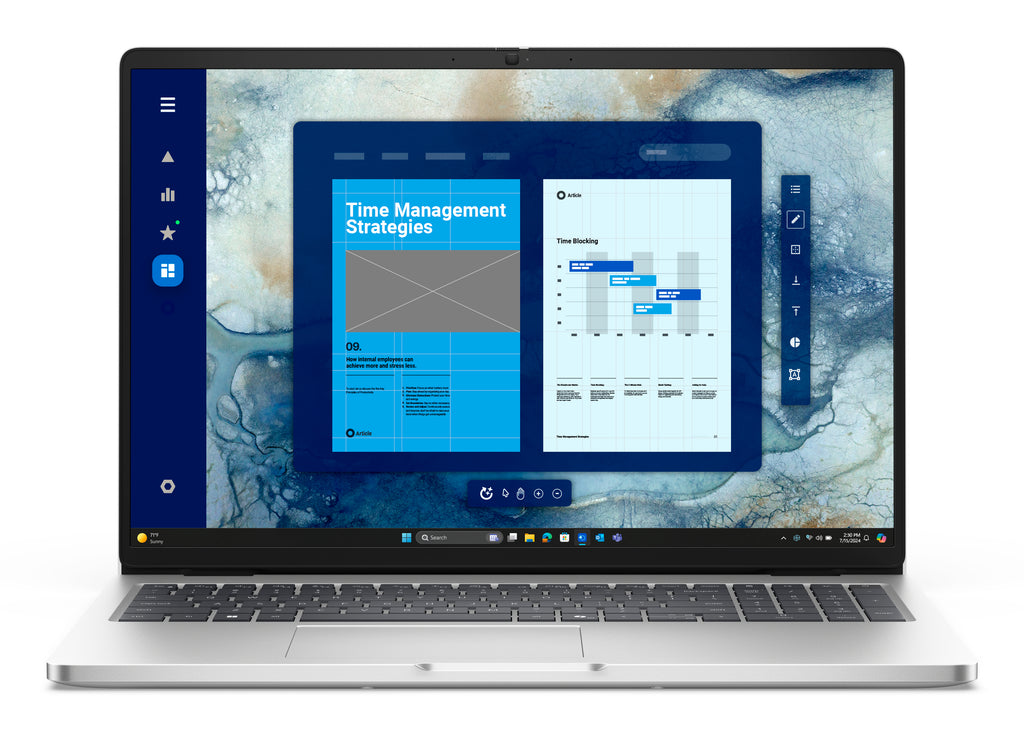 DELL Pro 16 PC16250 Intel Core Ultra 5 225U Ordinateur portable 40,6 cm (16") Full HD+ 16 Go DDR5-SDRAM 512 Go SSD Wi-Fi 6E (802.11ax) Windows 11 Pro Nordique Platine