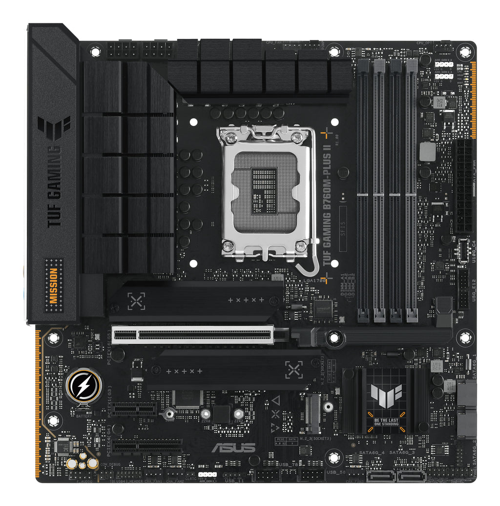 ASUS TUF GAMING B760M-PLUS II Intel B760 LGA 1700 micro ATX