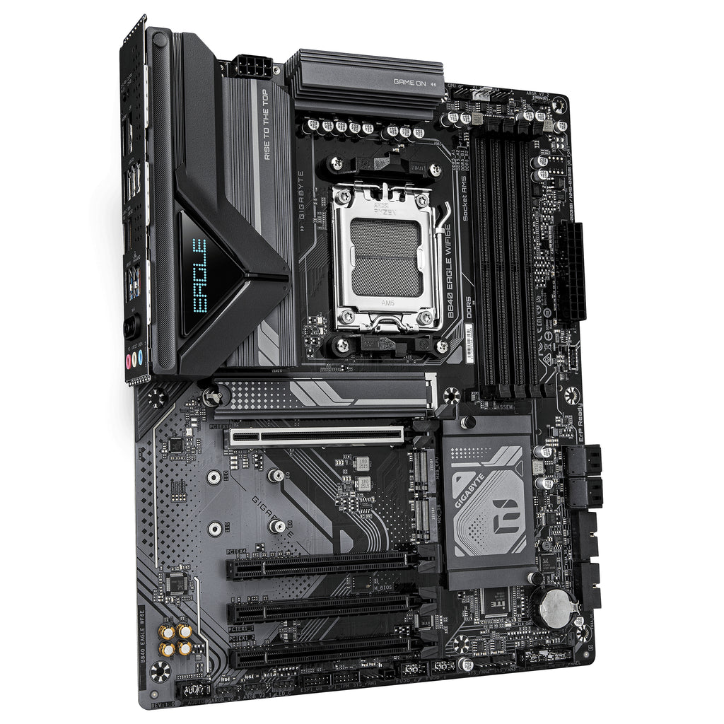 GIGABYTE B840 EAGLE WIFI6E Carte Mère AMD Ryzen 9000, DDR5 8200MHz (O.C), Wi-Fi 6E, LAN 2.5GbE