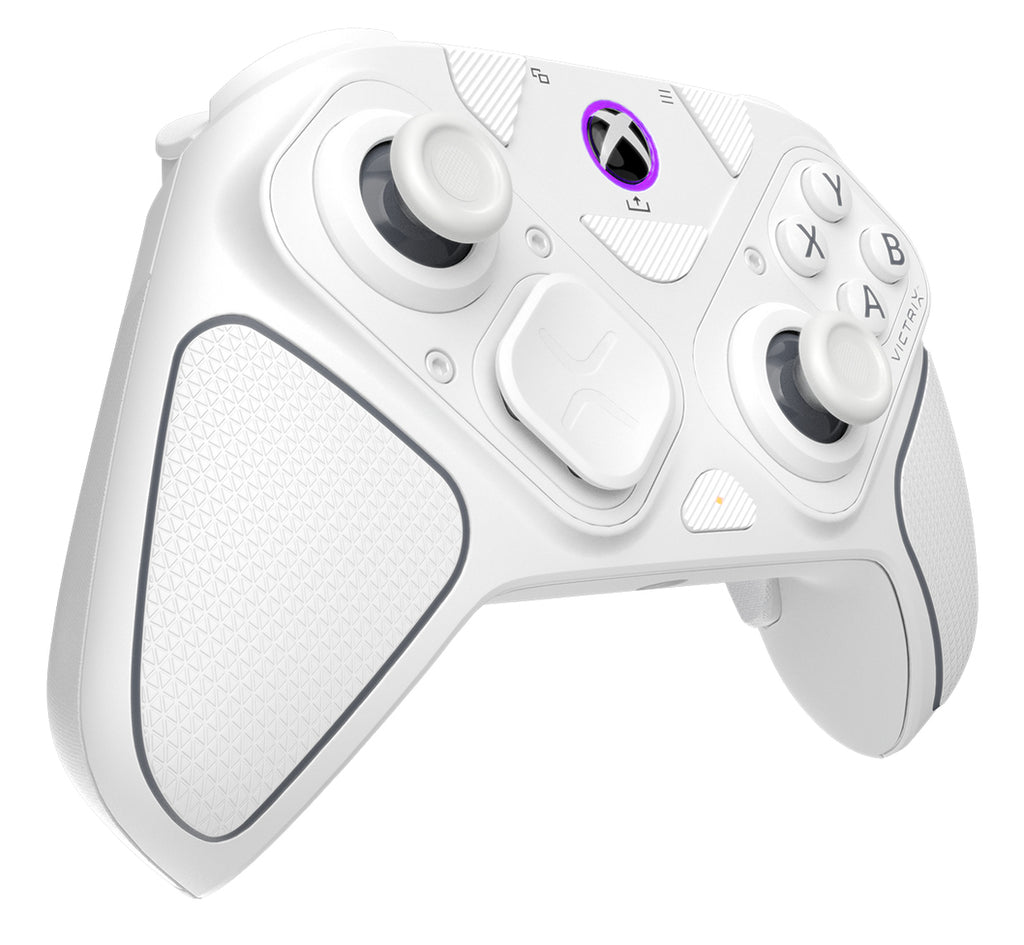 Turtle Beach Victrix Pro BFG Reloaded Blanc Xbox Manette de gaming modulaire sans fil w/Bluetooth, module Fightpad et ef