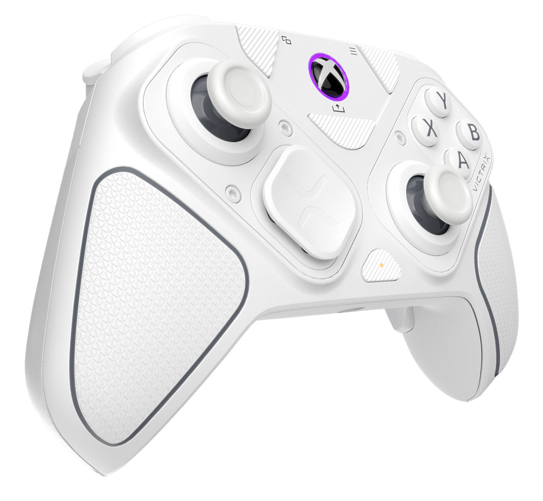 Turtle Beach Victrix Pro BFG Reloaded Blanc Xbox Manette de gaming modulaire sans fil w/Bluetooth, module Fightpad et ef