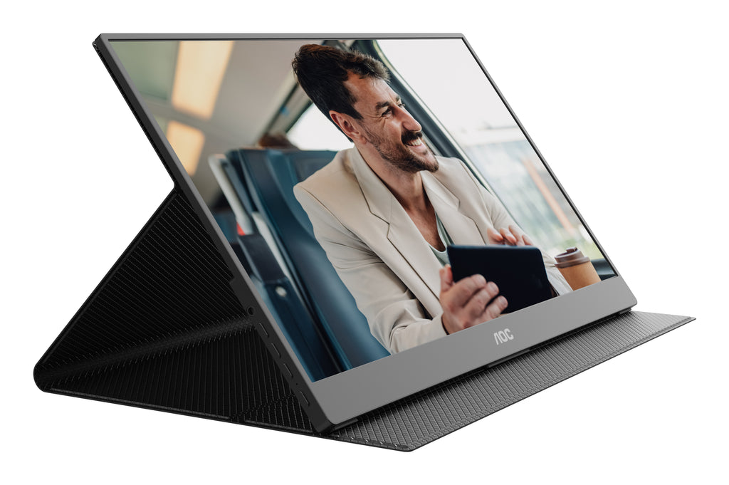 AOC 16T20E2 Bærbart tv og skærm Bærbar skærm Sort 39,6 cm (15.6) LED 1920 x 1080 pixel - vue 6