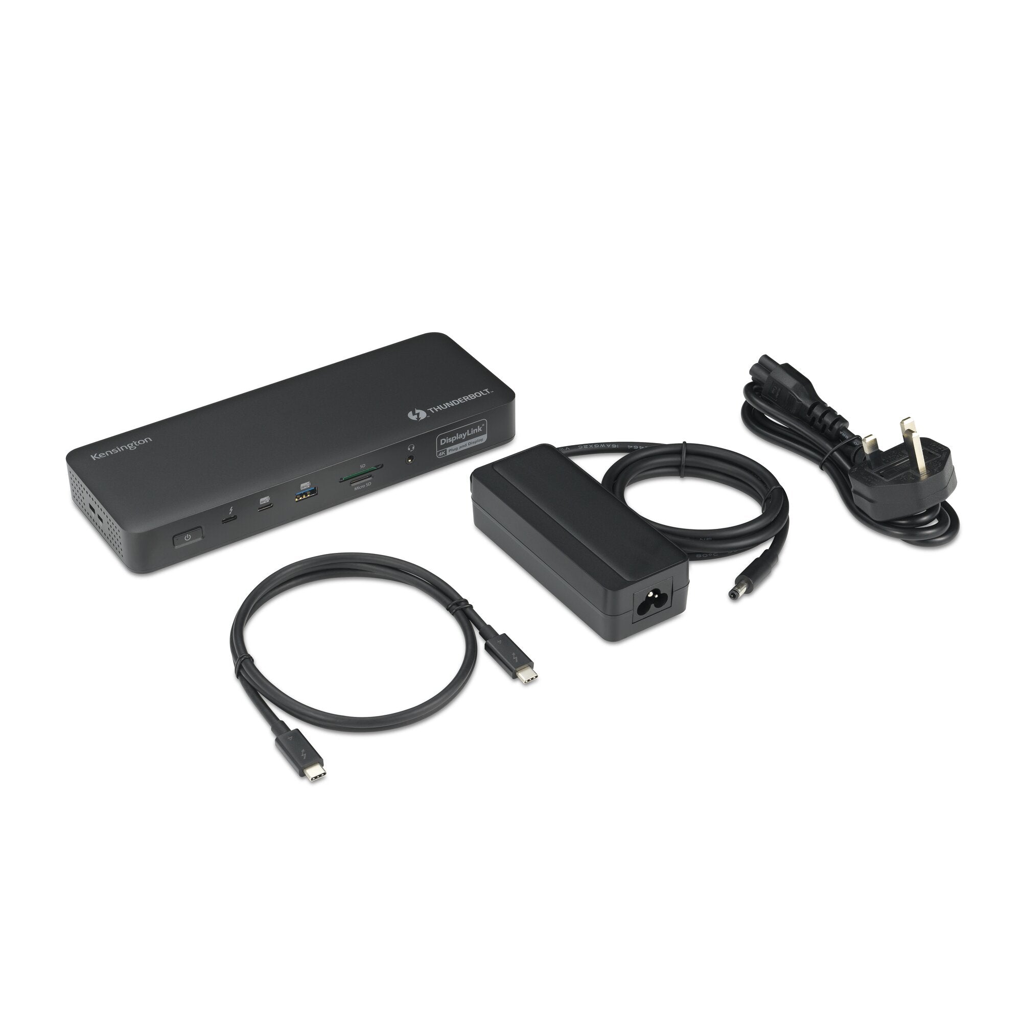Kensington SD5920T EQ Station d’accueil hybride Thunderbolt4 avec 4 sorties vidéo 4K et technologie DisplayLink