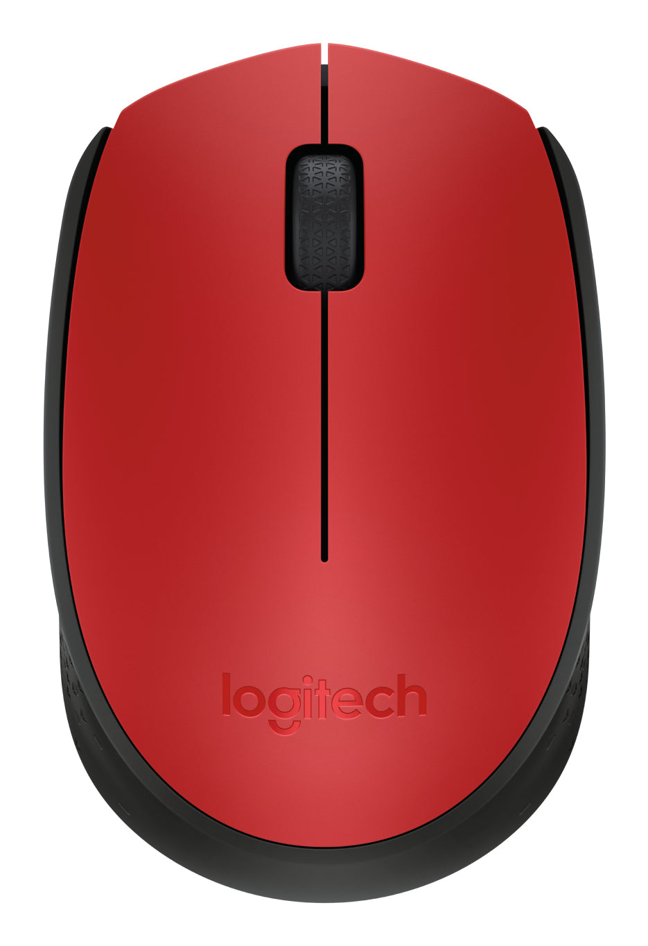Logitech M171 Souris Sans Fil, Noir et Rouge