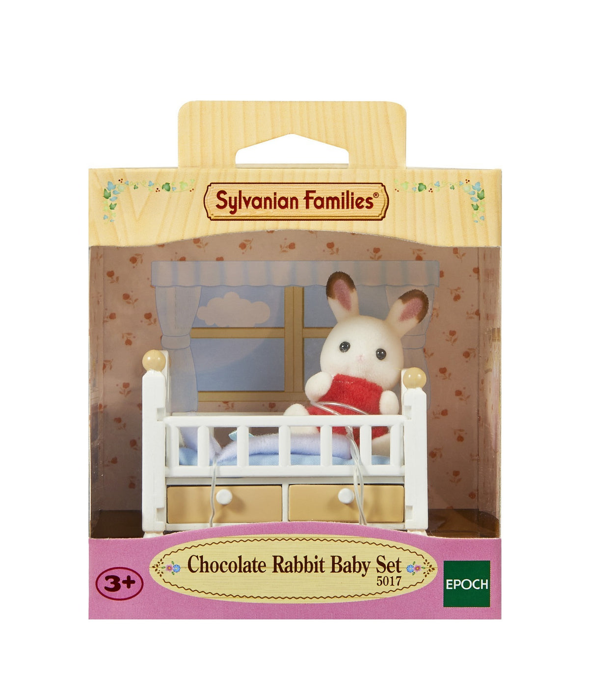 Sylvanian Families Le bébé Lapin Chocolat et lit