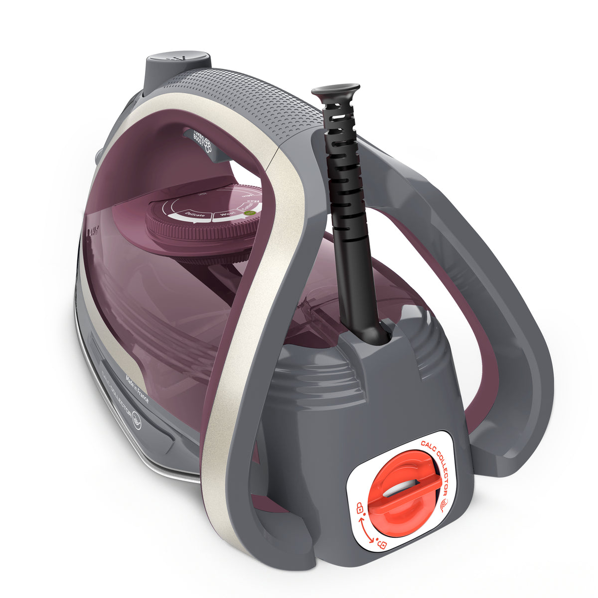 Tefal Ultragliss Anti-Calc Plus FV6840 Fer à vapeur 2800 W Violet, Argent - vue 3