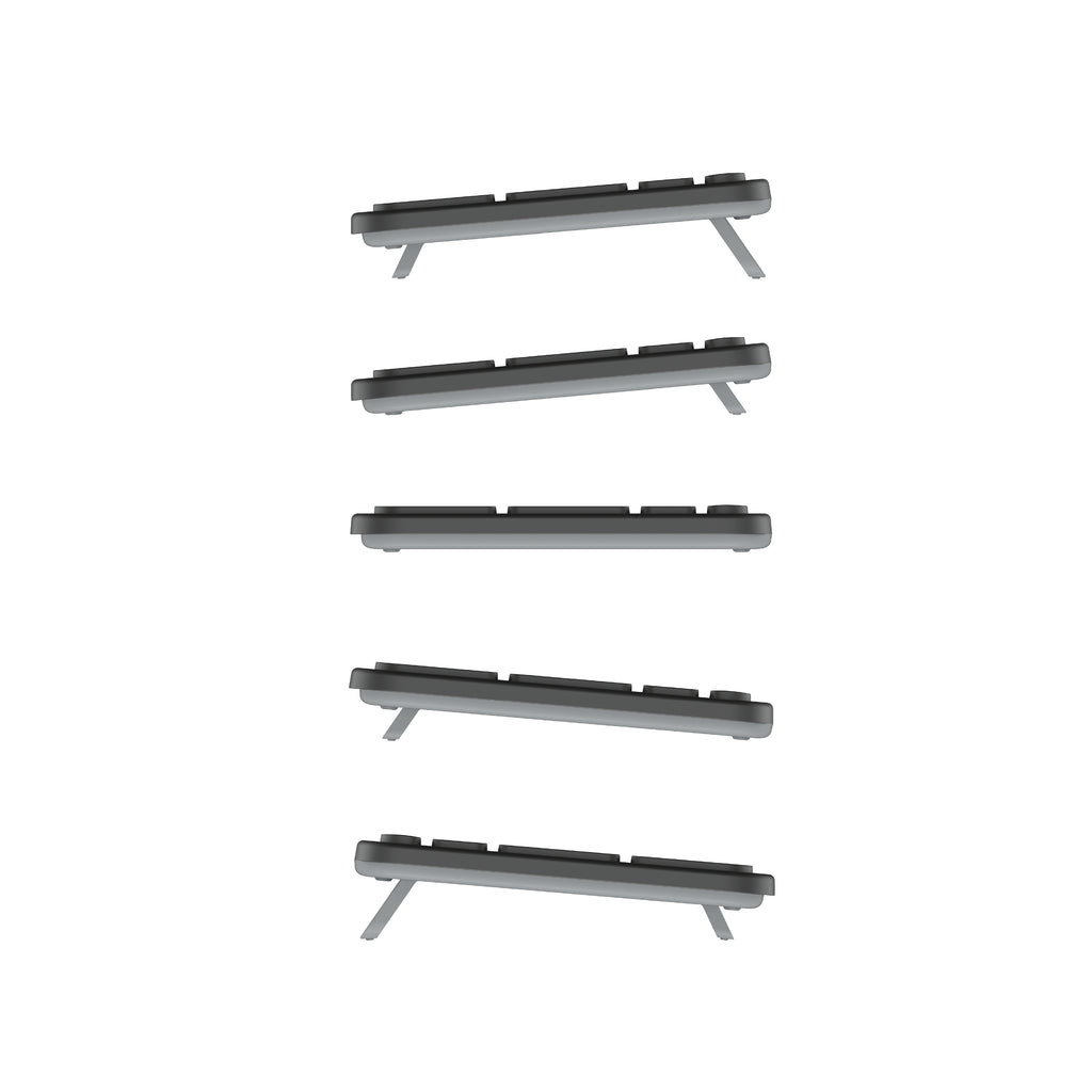 Contour Design Balance Clavier de Bureau Sans Fil RF et Bluetooth QWERTY Nordique Noir