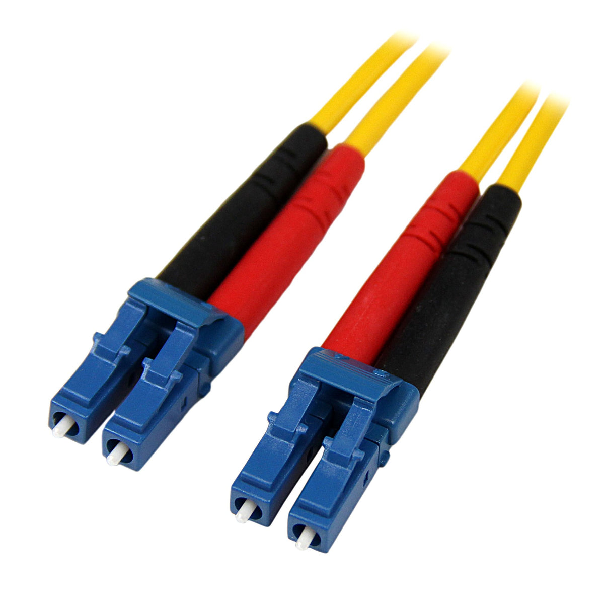 StarTech.com Câble Fibre Optique LC vers LC Duplex Monomode 9/125 LSZH Jaune 4 m