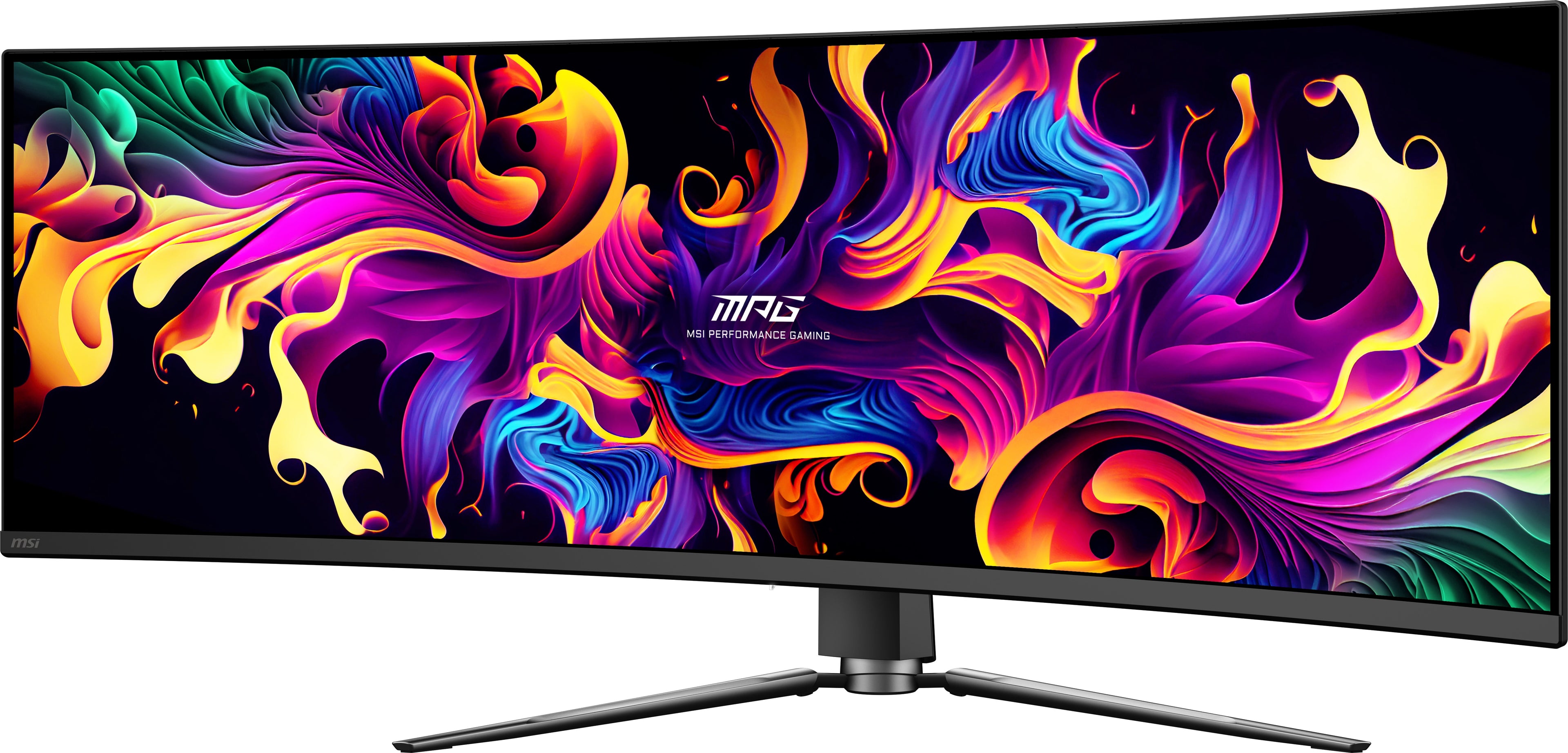 MSI MPG 491CQPX QD-OLED écran plat de PC 124,5 cm (49") 5120 x 1440 pixels Dual QHD Noir