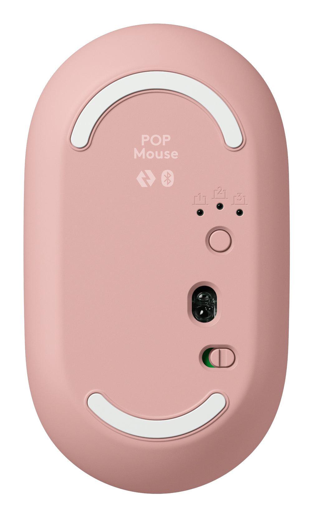 Logitech POP med Emoji knap Optisk trådløs mus Pink