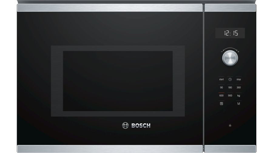 Bosch Bosch Serie 6 BFL554MS0 micro-onde Noir, Acier inoxydable Micro-onde simple Intégré 25 L 900 W
