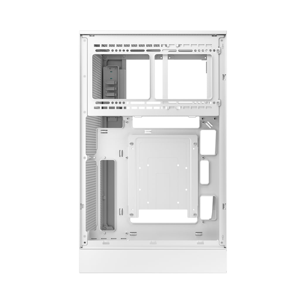 DeepCool CH270 DIGITAL Boîtier Tour Mini-ITX/Micro-ATX, Blanc, sans Alimentation