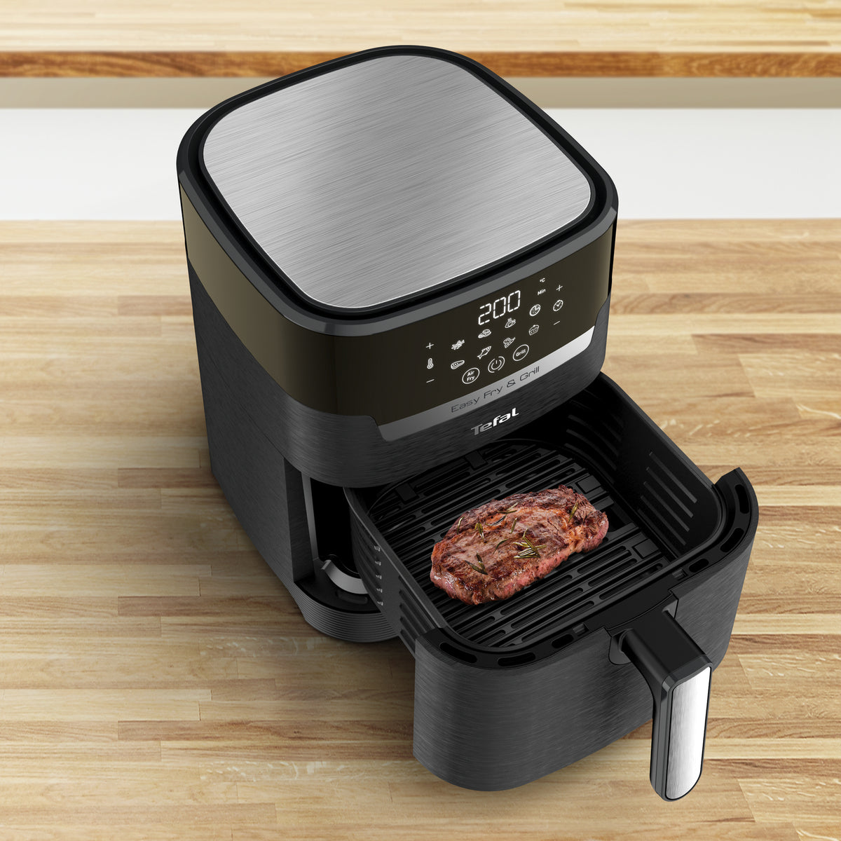 Tefal Easy Fry & Grill EY5058 Friteuse à Air Chaud 4,2 L 1550 W, Noir