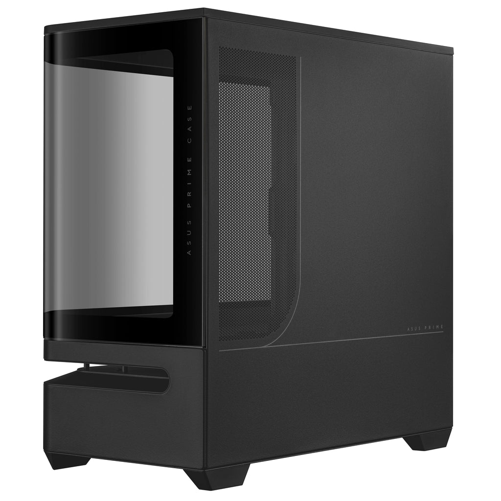 ASUS Prime AP202 ARGB Mini Tower, Boîtier PC mATX, Verre Trempé Panoramique, Noir