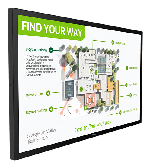 Philips 3000 series 55BDL3751/00 Écran Interactif 54.5" 4K Ultra HD LCD Tactile Wifi Noir