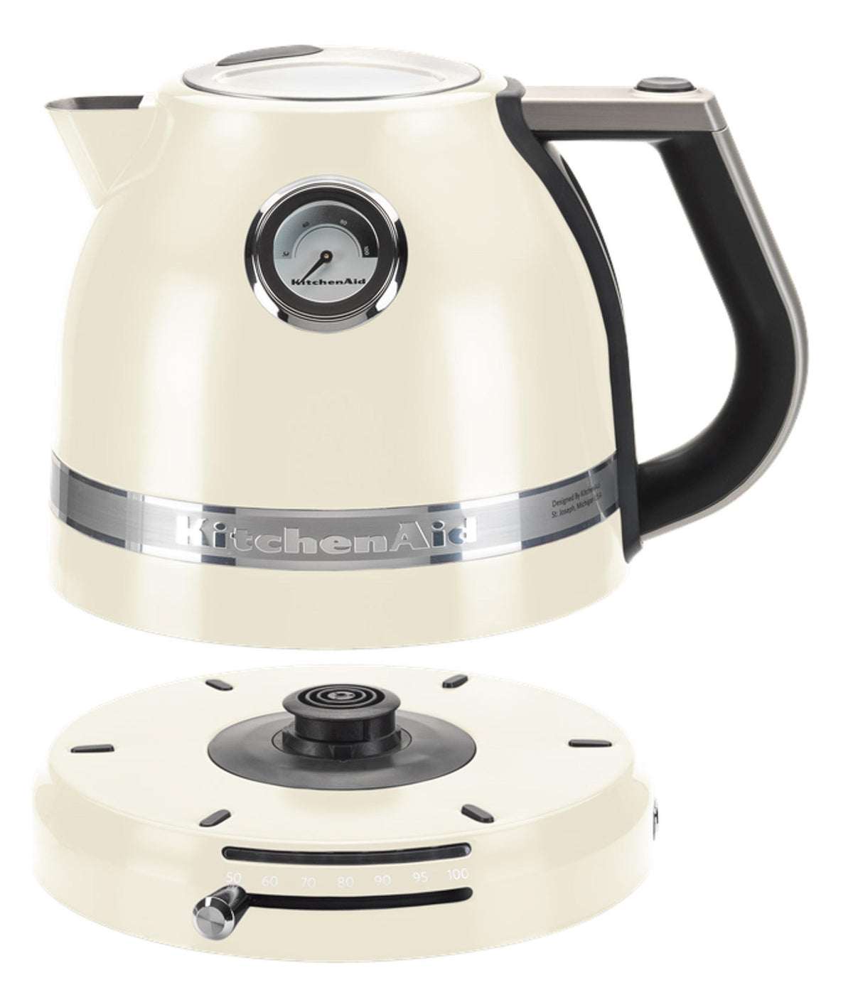 KitchenAid 5KEK1522EAC Bouilloire Électrique 1,5 L 2400 W, Crème