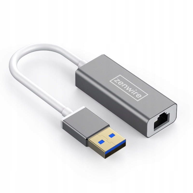 Adaptateur USB 3.0 Ethernet RJ45 Gigabit 1000 Mbps LAN de Zenwire YG-2125