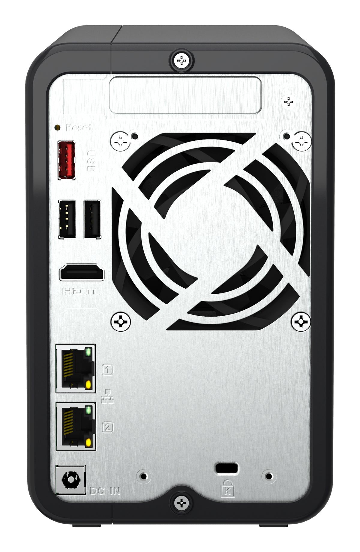 QNAP TS-264 NAS Tower Intel Celeron N5095 8 Go RAM 0 To QTS Noir et Or