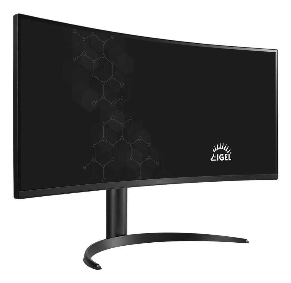 LG 34CR651I-6P PC tout en un/station de travail Intel® Pentium® Silver N6005 86,4 cm (34") 3440 x 1440 pixels All-in-One thin client 8 Go DDR4-SDRAM 16 Go eMMC Wi-Fi 6 (802.11ax) Noir