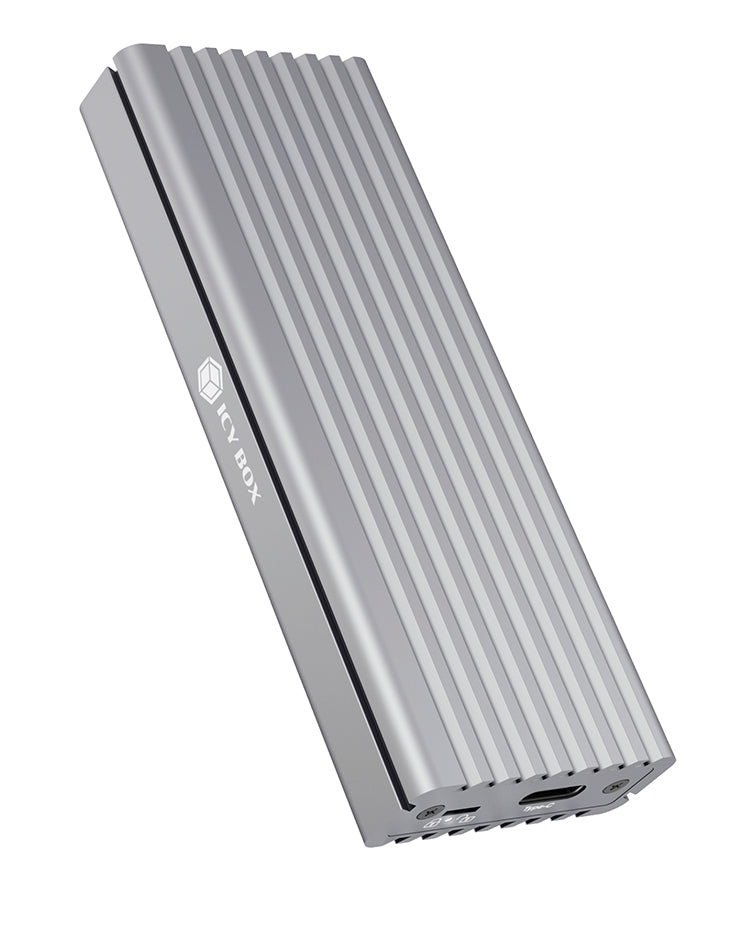 Boîtier SSD M.2 IB-1817Ma-C31 Argent, USB Type-C, PCIe 3.0, 10 Gbit/s