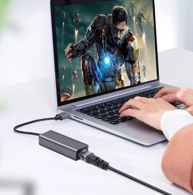 Adaptateur USB 3.0 Ethernet RJ45 Gigabit 1000 Mbps LAN de Zenwire YG-2125