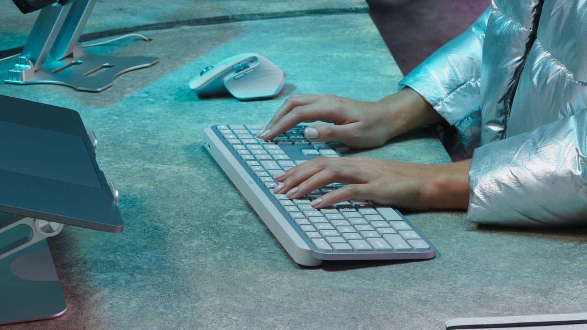 Logitech MX Keys S Clavier à Membrane Sans Fil Gris (Disposition US)