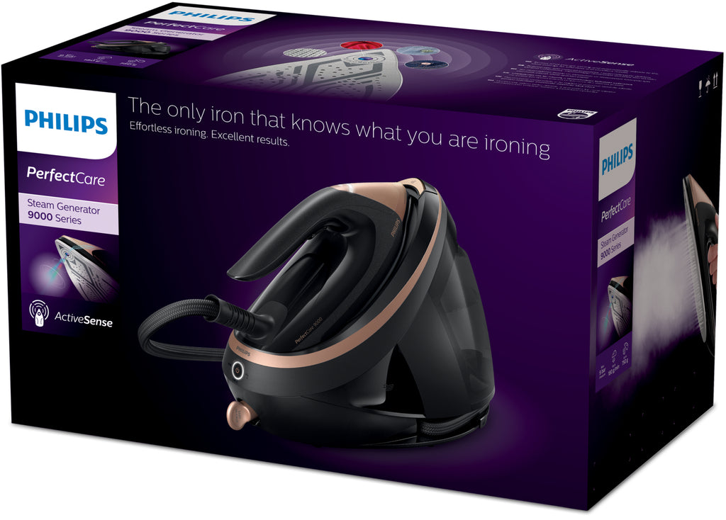Philips PSG9040/80 Centrale vapeur 3100 W 1,8 L Semelle SteamGlide Elite Noir