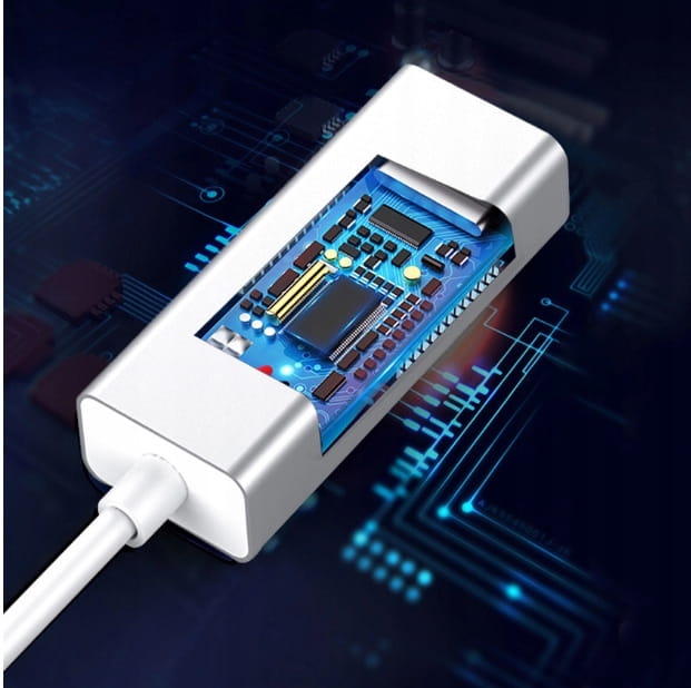 Adaptateur USB 3.0 Ethernet RJ45 Gigabit 1000 Mbps LAN de Zenwire YG-2125