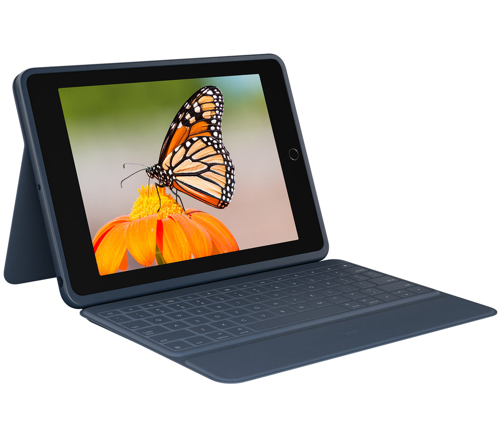 Logitech Rugged Combo 3 Clavier et Étui Folio pour iPad 10,2 pouces (7e, 8e, 9e génération)