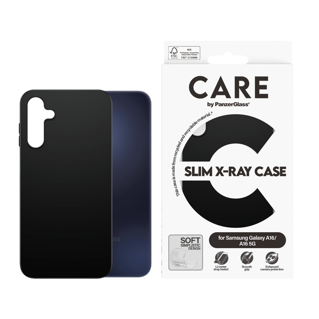 PanzerGlass PanzerGlass CARE™ by ® Case Black Samsung Galaxy A16 4G | A16 5G coque de protection pour téléphones portables Housse Noir