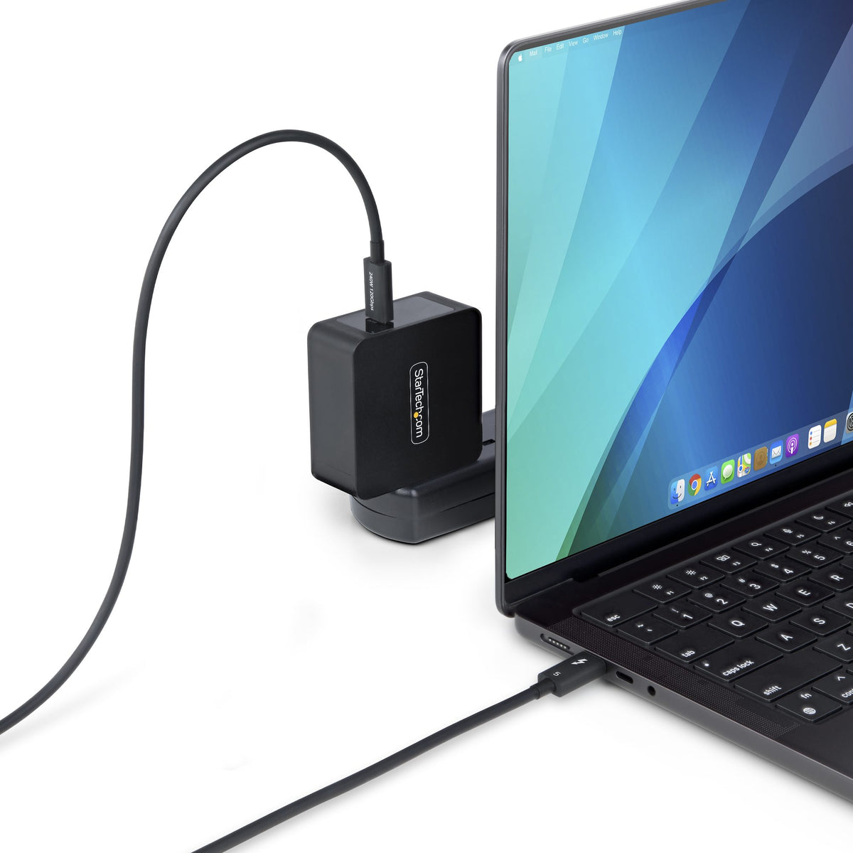 StarTech.com Câble Thunderbolt 5 80cm, 80Gbps à 120Gbps, 240W PD, 8K 60Hz, Certifié