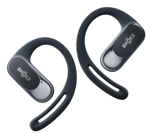 SHOKZ OpenFit Air Casque Sans Fil avec Crochets Auriculaires, Bluetooth, Noir