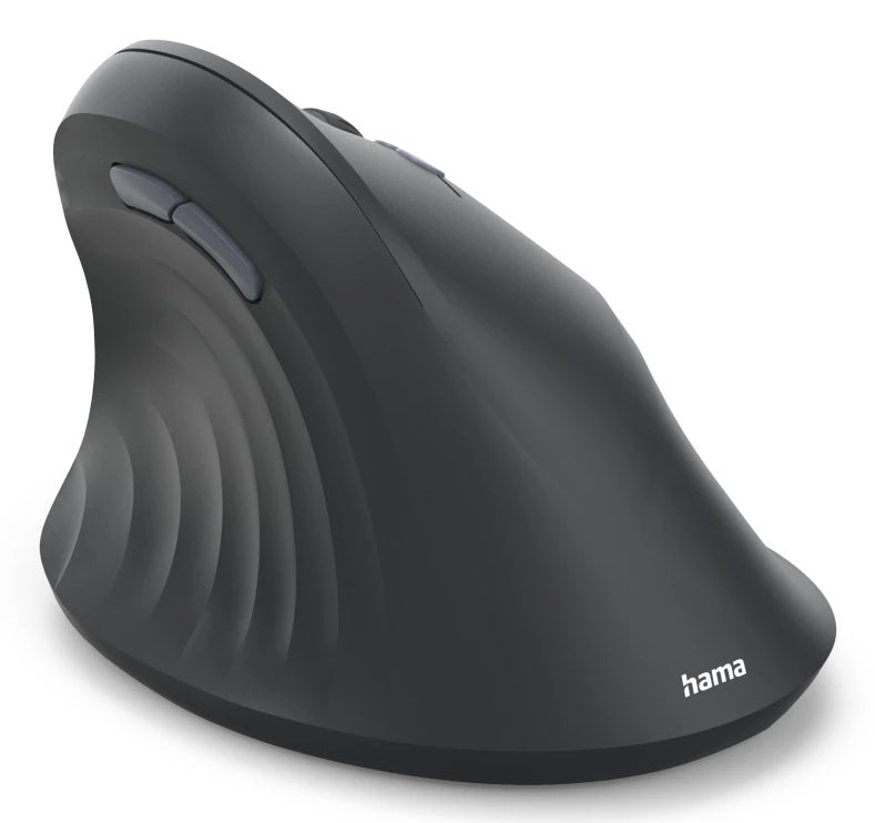 Hama EWM-600R Souris de Bureau sans fil RF et Bluetooth, Optique 1800 DPI, Droitier, Noir