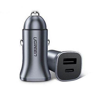 Ugreen 30780 Chargeur Allume-cigare Universel, Charge Rapide, Noir