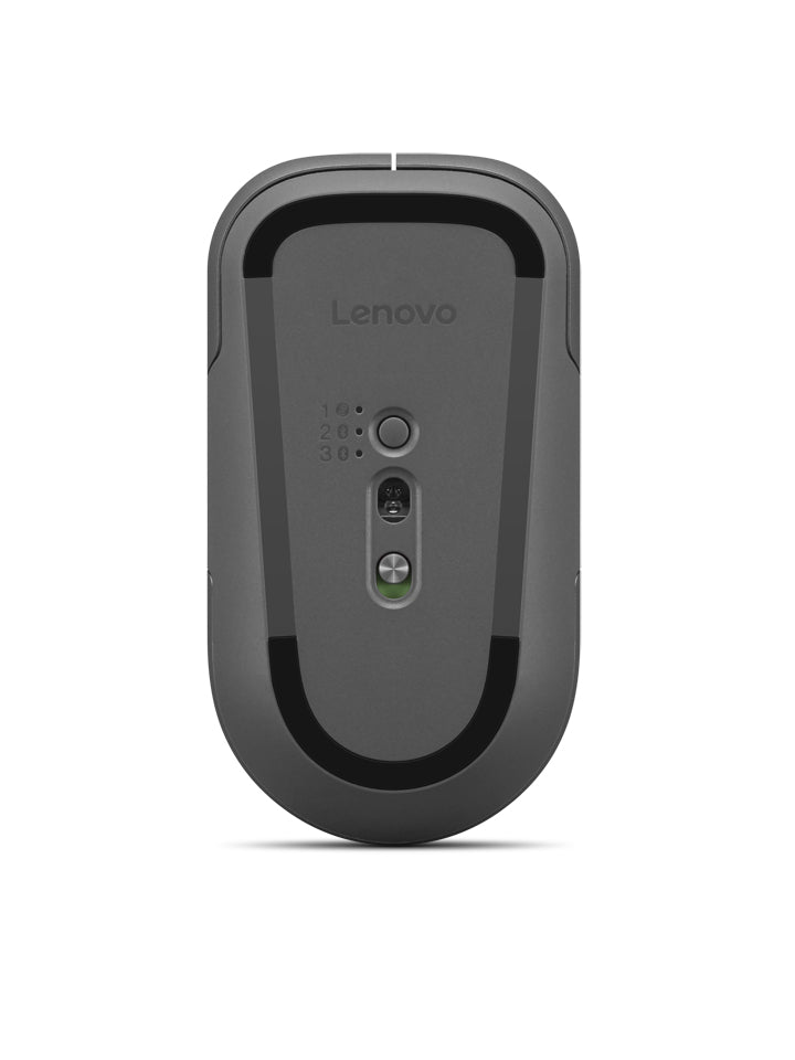 Lenovo Pro Plus 6050 Souris de Bureau Ambidextre Sans Fil RF et Bluetooth, Optique 2400 DPI, Grise