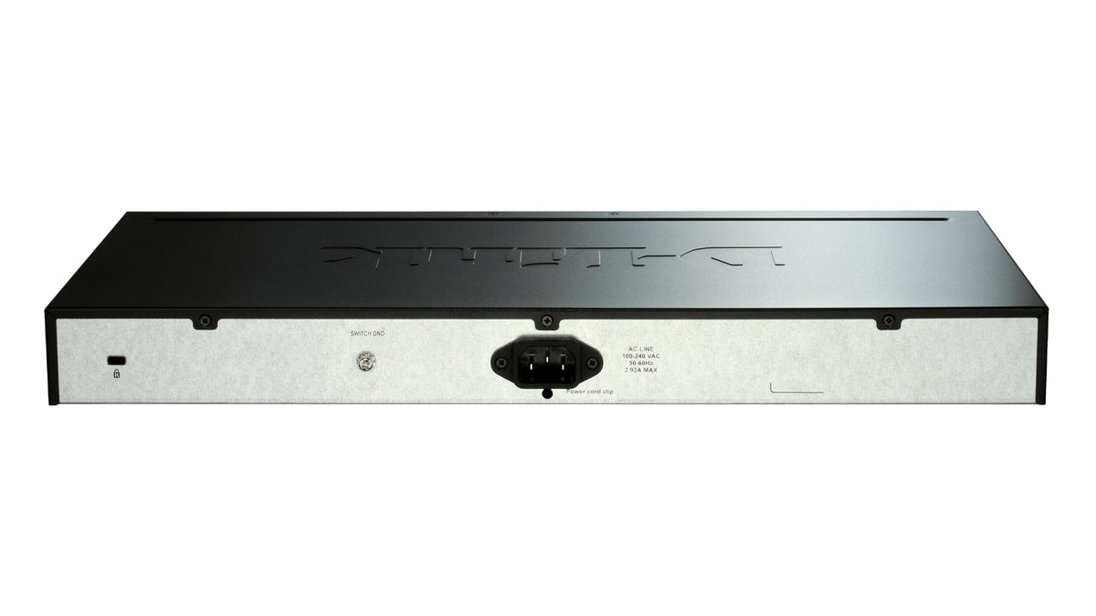 D-Link DGS-1510-28P Commutateur Réseau Géré L3 Gigabit Ethernet PoE Noir