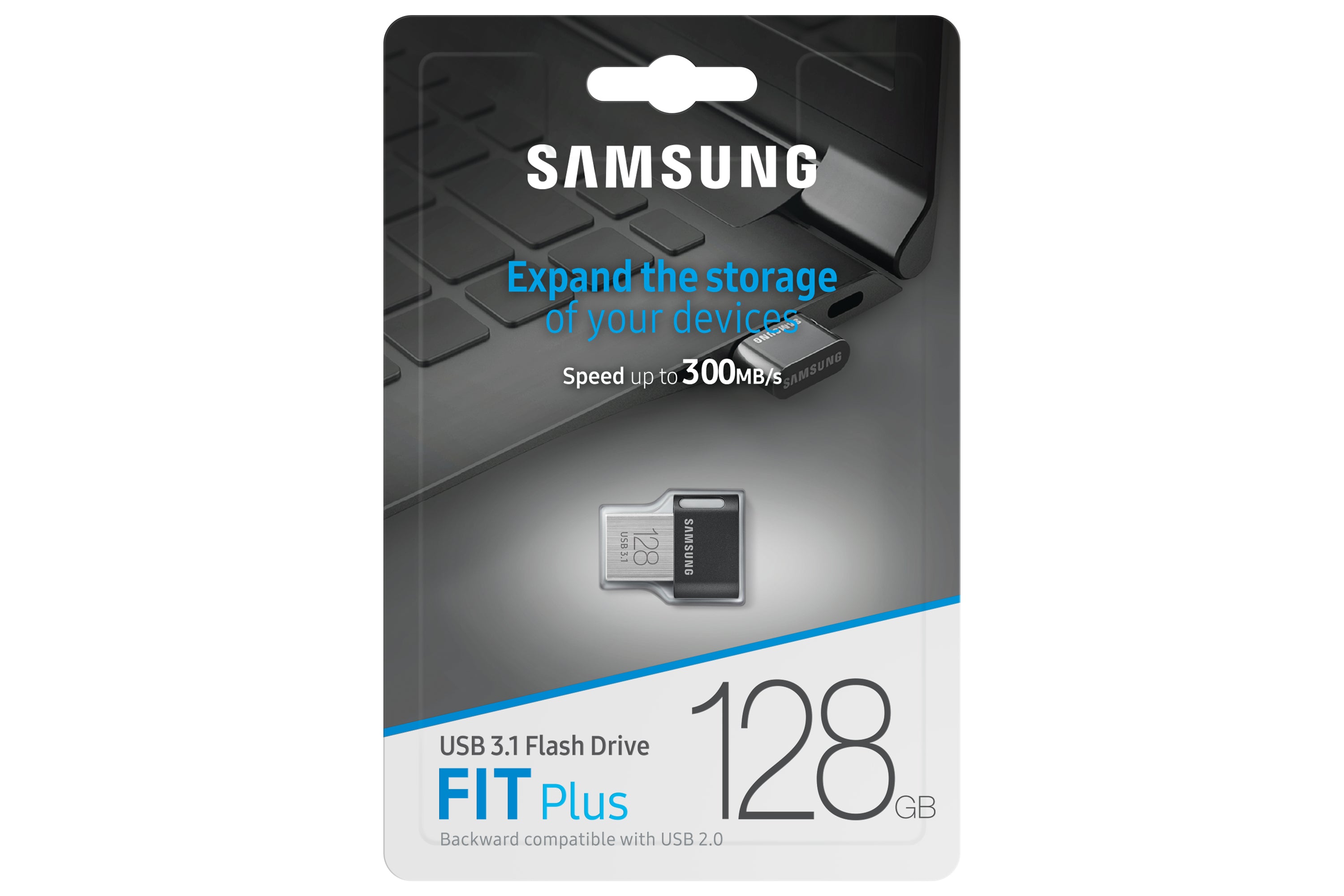 Samsung MUF-128AB lecteur USB flash 128 Go USB Type-A 3.2 Gen 1 (3.1 Gen 1) Gris, Argent